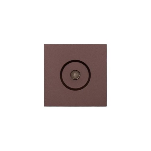 Розетка ТВ оконечная СП ZIMA IP20 шоколад LEZARD 704-7388-130