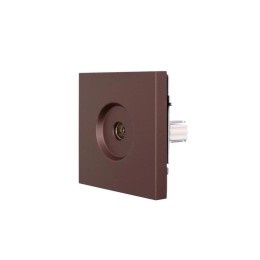 Розетка ТВ оконечная СП ZIMA IP20 шоколад LEZARD 704-7388-130