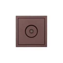 Розетка ТВ оконечная СП ZIMA IP20 шоколад LEZARD 704-7388-130