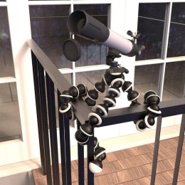 Тренога гибкая Ring для установки кольцевого светильника сер. GAUSS RL101