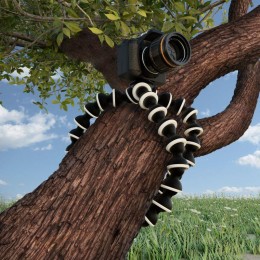 Тренога гибкая Ring для установки кольцевого светильника сер. GAUSS RL101