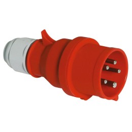 Вилка кабельная 16А 5п 3P+N+PE 6ч 400В IP44 Quick-Connect Bals 2136