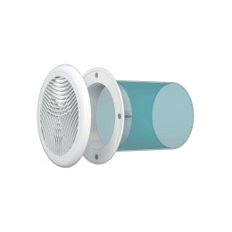 Решетка вентиляционная вытяжная фланец 125х164мм бел. ERA 12.5РПКФ