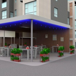 Гирлянда светодиодная Белт Лайт Holiday 10 ламп 7.7м синий IP44 GAUSS HL063