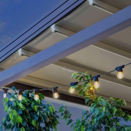 Гирлянда для сменных ламп Белт Лайт Holiday 10 ламп 8м черн. IP65 GAUSS HL070