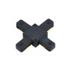 Коннектор X-образный XSB-BL для шинопровода SB черн. IN HOME 4690612060507