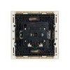 Розетка СП FORTE&PIANO FP413 16А с заземл. защ. шторки безвинт. крепл. ваниль IEK FP-R14-16-1-K10