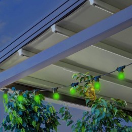 Гирлянда светодиодная Белт Лайт Holiday 10 ламп 7.7м зел. IP44 GAUSS HL061