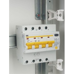 Выключатель автоматический дифференциального тока 4п C 32А 30мА тип AC 4.5кА АД-14 KARAT IEK MAD10-4