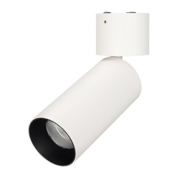 Светильник SP-POLO-SURFACE-FLAP-R65-8W Day4000 (WH-BK 40 deg) (IP20 металл) Arlight 027527