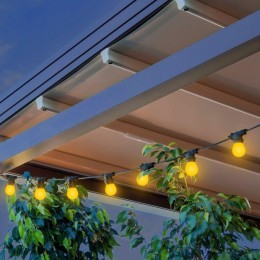 Гирлянда светодиодная Белт Лайт Holiday 10 ламп 7.7м жел. IP44 GAUSS HL065