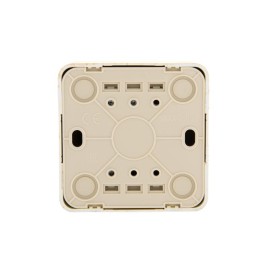 Переключатель проходной 1-кл. 1п ОП Viola 10А IP20 беленый дуб LEZARD 751-5200-105