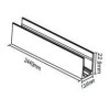 Комплект монтажного накладного профиля 2440х13х23 для ленты NEON 1120 HB VARTON V4-NS-00.0047.STR-00