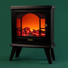 Камин светодиодный "Гранд Шале" с эффектом живого огня 45х18х56см работает от батареек 3хС (в компле