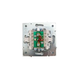 Розетка ТВ проходная СП ZIMA IP20 бел. LEZARD 704-0288-129