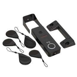 Видеопанель вызывная CPV-02 1000TVL IP65 со считыв. ключей 4пр. черн. EKF int-cpv-02