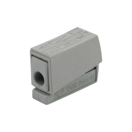 Клемма строительно-монтажная СМК 224-101 1-проводная 1.0-2.5/0.5-2.5кв.мм для светильника сер. (уп.1