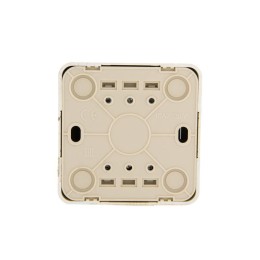 Переключатель проходной 2-кл. 2п ОП Viola 10А IP20 беленый дуб LEZARD 751-5200-106