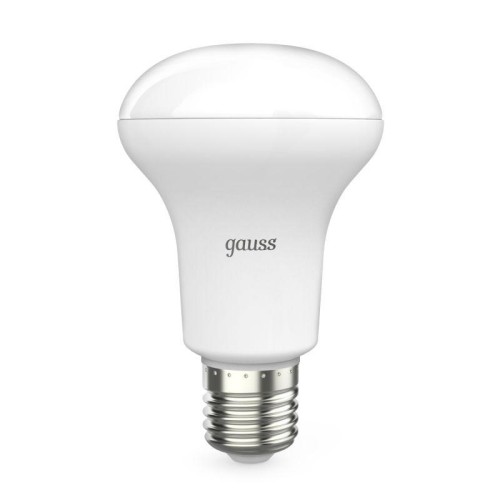 Лампа светодиодная Black 9Вт R63 рефлектор 3000К тепл. бел. E27 660лм GAUSS 106002109
