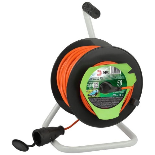 Удлинитель на катушке 1х50м с заземл. RP-1e-3x1.5-50m ПВС 3х1.5 Эра Б0059778