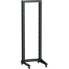Стойка 1-рамная на 24U 600х600мм на рол. черн. LINEA F ITK LF05-24U66-1RM