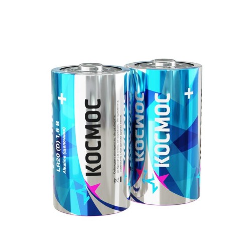 Элемент питания LR20 (уп.2шт) Космос KOCLR20MAX2S
