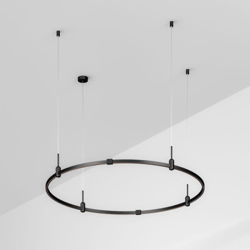 Трек ART-APRIORI-ROUND-HANG-R1200 BK IP20 метал. Arlight 048490