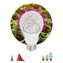 Лампа светодиодная FITO-12W-RB-E27-K 12Вт A60 грушевидная прозрачная 1310К E27 130-270В для растений