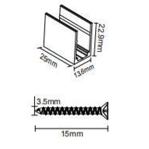 Комплект монтажных клипс для ленты NEON 1120 HB IP65 (уп.10шт) VARTON V4-NS-00.0053.STR-0012