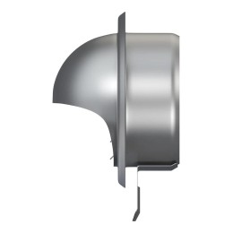 Выход стенной вентил. вытяжной метал. с фланцем D125 ERA 12.5ВМ