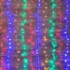 Гирлянда светодиодная "Светодиодный Дождь" 1.5х1.5м 144LED мультиколор 12Вт 230В IP20 свечение с дин