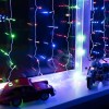 Гирлянда светодиодная "Светодиодный Дождь" 1.5х1.5м 144LED мультиколор 12Вт 230В IP20 свечение с дин