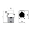 Кнопка XB2 зел. NO Rexant 36-5522