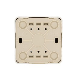 Выключатель 1-кл. 1п ОП Viola 10А IP20 с подсветкой беленый дуб LEZARD 751-5200-111