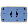 Розетка 2-м ОП Минск 10А IP20 без заземл. свет. дерево EKF EGR10-102-30