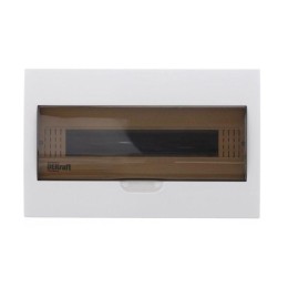 Корпус встраиваемый ЩРВ-П-18 25х40х10 18мод. IP41 пластик. DEKraft 31005DEK