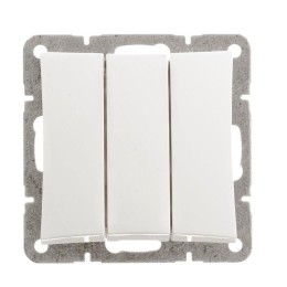 Выключатель 3-кл. СП Дуэт 10А IP20 механизм бел. SchE WDE000131