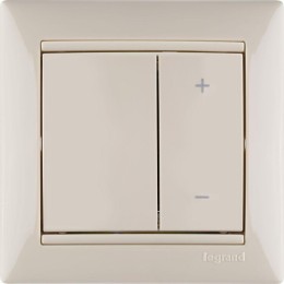 Механизм светорегулятора кнопочного СП Valena 600Вт сл. кость Leg 774174