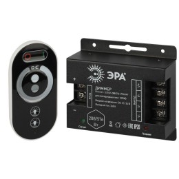 Диммер для светодиодной ленты Dimmer-12/24В-288/576-IP20-RF с радио пультом (для ленты RGB+W) Эра Б0