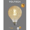 Лампа светодиодная Loft Led YX-G125175LK2F 4Вт 2200К E27 DIM Voltega 8576