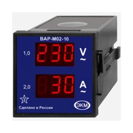Вольтамперметр цифровой ВАР-М02-10 AC20-450В 400Гц УХЛ4 (спец.) Меандр A8302-19912042