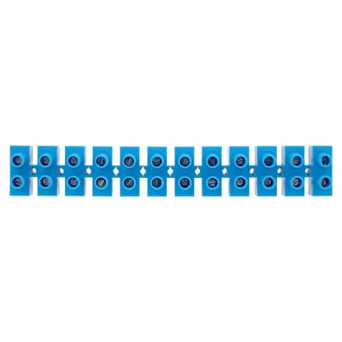 Колодка клеммная винтовая KВ-25 10-25 ток 60А полиэтилен син. (уп.10шт) Rexant 07-5025-4