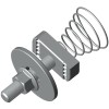 Комплект соединительный 10х60 для STRUT-профиля с конусной пружиной TDZ EKF ksst10x60-TDZ