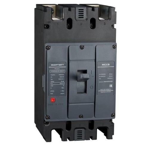 Выключатель автоматический в литом корпусе PDE HCB250B-DC-180/3 180А 3P 15кА SmartWatt 4512020500088