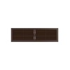 Решетка вентиляционная РП фланец 432х117 переточная 455х133 пластик Brown ERA 4513РП кор