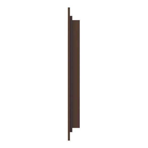 Решетка вентиляционная РП фланец 432х117 переточная 455х133 пластик Brown ERA 4513РП кор