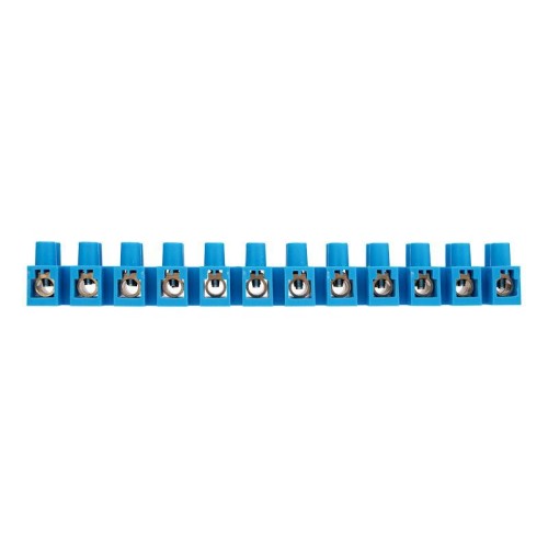 Колодка клеммная винтовая KВ-40 25-40 ток 100А полиэтилен син. (уп.10шт) Rexant 07-5040-4