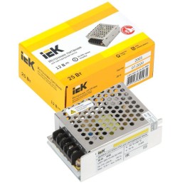 Драйвер LED ИПСН-PRO 5050 25Вт 12В блок-клеммы IP20 IEK LSP1-025-12-20-33-PRO