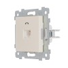 Розетка телефонная 1-м СП Аксиома РТ1-459 RJ11 механизм сл. кость Кунцево 122005