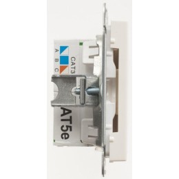 Розетка компьютерная + телефонная 2-м СП W59 RJ45 + RJ11 кат.5E 1А механизм сл. кость SE RSI-251TK5E